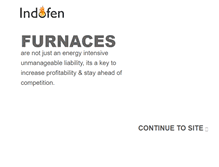 Tablet Screenshot of indofen.com